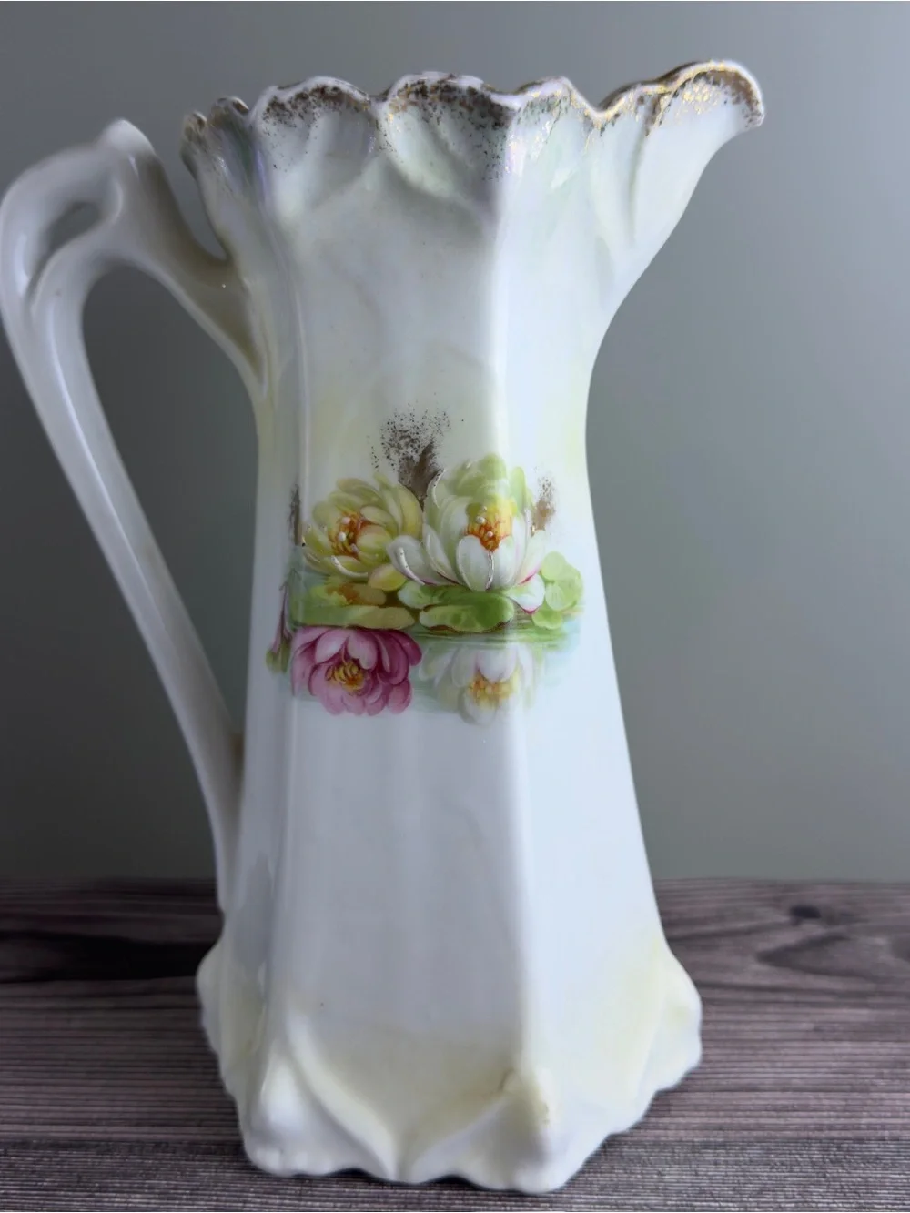 Antique Porcelain Tea Set & Pitcher Bundle – Bavaria, Sevres, Floral, No Chips